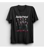 Presmono Unisex Siyah Band Tokio Hotel T-Shirt 445138tt
