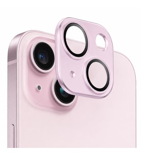 iPhone 15 / 15 Plus Uyumlu Full Kamera Lens Koruyucu Tam Kaplama Kamera Adası Koruma Camı
