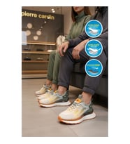 Pierre Cardin PCI-10106 Z Beyaz-Kahve Unisex Spor Ayakkabı