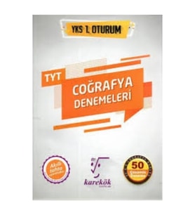 Karekök Yayınları Yeni Müf. Karekök Yayınları TYT Coğrafya Denemeleri (Çok Renkli)