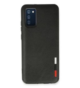 Durukar® Samsung Galaxy A02S Kılıf Loop Deri Silikon - Siyah
