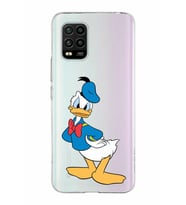 Xiaomi Mi 10 Lite Uyumlu Kapak Donald Duck Tasarımlı Şeffaf Silikon Kılıf