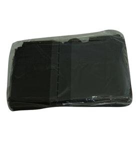 LokmanAVM Küçük Boy Atlet Geri Dönüşüm Granül Çanta Poşet 40X25 Cm Kalın Siyah 1000 Gr 1 Paket