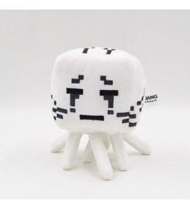 Minecraft Ghast Karakter 15 Cm Beyaz Peluş Karakter (Karışık)