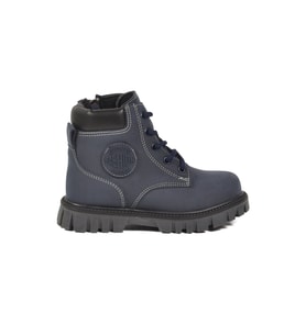 Pepino Lacivert Bağcıklı Fermuarlı Kaymaz Unisex Çocuk Bot 1782 P