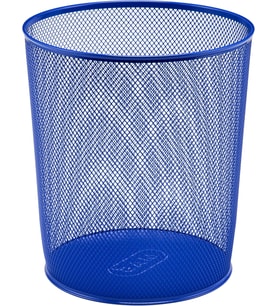 854 10 lt Metal Tam Perforeli Lacivert Çöp Kovası