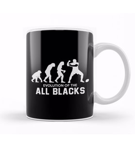 Evolution Of New Zealand Rugby All Blacks Kupa Bardak Porselen