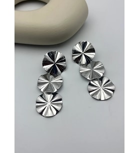 Vip Silver Yuvarlak Küpe - 25-vip252