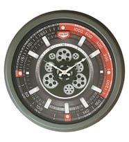 Galaxy Premium Sport Serisi Metal Çarklı Duvar Saati 60 CM Gri (Karışık)