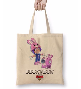 Brawl Stars Bunny Penny Bez Çanta Uzun Saplı