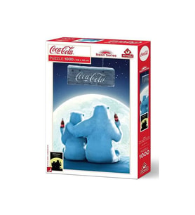 Art Puzzle 1000 Parça Neon Kutup Ayıları Cola-Cola 5935