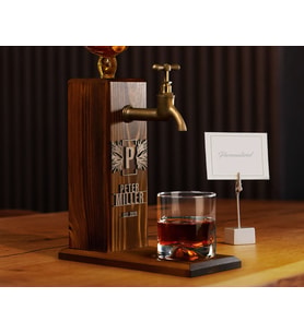 BK Gift Kişiye Özel Kabartma İsimli Musluklu Doğal Ahşap İçki Standı, Home Bar, Viski Çeşmesi, İçecek Dispenseri, Ahşap İçecek Çeşmesi-34