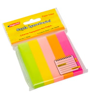 Bigpoint Yapışkanlı Not Kağıdı 5 Neon Renk 15x75mm x 24 Adet