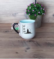 Kız Kulesi Kupa Bardak Sihirli Oval Fotoğraflı Arkadaşa Hediye