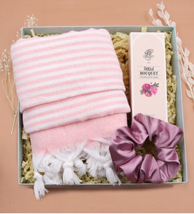Peştemal & Rebul Bouquet Kolonya & Toka Hediye Seti
