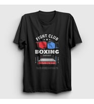 Presmono Unisex Siyah Boxer Ufc Mma Hediye Boksör Boks T-Shirt 496111tt