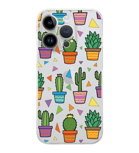 PrintiFy iPhone 14 Pro Max ile Uyumlu Water Color 4  Kamera Korumalı Şeffaf  Kılıf