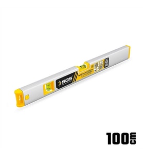 Mey İthalat® Sgs 1736 Alüminyum Mıknatıslı Su Terazisi 100 cm