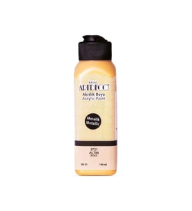 Akrilik Boya 140 ml Metalik Altın 071r-3721-