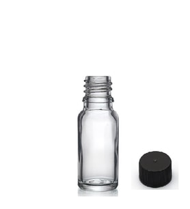 20ml şeffaf şişe düz kapaklı, 24 adet, cam şişe, esans şişesi, yağ şişesi, kozmetik şişesi