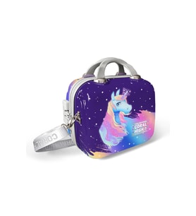 Coral High Unicorn Desenli Omuz Askılı PC Makyaj Çantası 16896