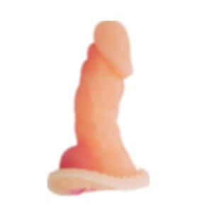 Xtra Sleve Ten Dokulu Realistik Penis Kılıfı Vantuzlu Dildo Penis