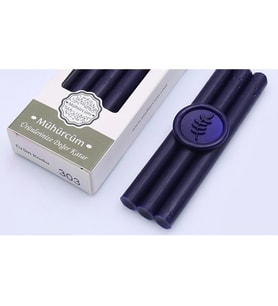 Mühür Mumu Çubuk 11mmx120mm 10 lu Paket Model: 303 SARAY MAVİSİ