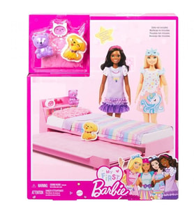 Barbie İlk Bebeğim Barbienin Yatağı Oyun Seti HMM64