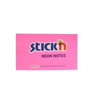 GIPTA STICKN 76X127 NEON PEMBE YAPIŞKANLI NOTLUK 100 YP.