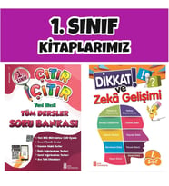 Ata 1.Sınıf 2.Dönem Çıtır Çıtır Yeni Nesil Tüm Dersler Soru Bankası- Dikkat ve Zeka Gelişimi
