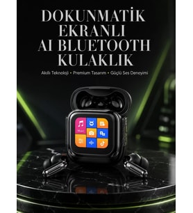 Akıllı Dokunmatik Kontrol AI Özellikli Bluetooth Kulaklık
