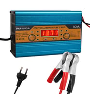 Powermaster PM-1210A 12 Volt Max 10 Amper LCD Ekranlı Akıllı Akü Şarj Cihazı