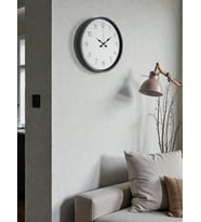36 Cm Gri Dekoratif Duvar Saati (Standart)