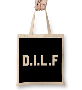 Dad Dilf Dad I'd Like To Friend Bez Çanta Uzun Saplı