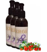 Eros Çilek Kokulu Masaj Yağı 3 Adet 120 ml