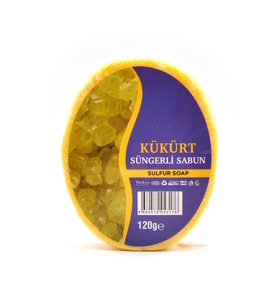Kükürt Özlü Süngerli Sabun Banyo Duş Sabunu 120 G