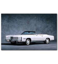 Cakatabloo Beyaz Cadillac Cabrio MDF Tablo