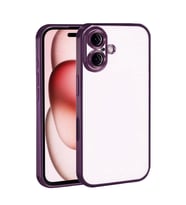 Apple iPhone 17 Razer Lensli Silikon - Açık Mor