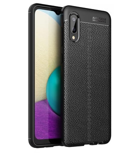 Northcity Samsung Galaxy A02 Uyumlu Kılıf Auto Focus Kapak - Siyah