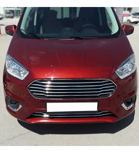 Courier Krom Ön Panjur Takımı 2018 - 2023 Arası 7 Prç Paslanmaz Çelik