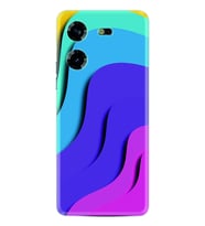 Tecno Pova 5 Kılıf Silikon Desen Özel Seri Renk Cümbüşü 1631
