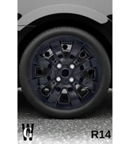 Peugeot 106 14 İnç Jant Kapağı (4 ADET) Siyah S101