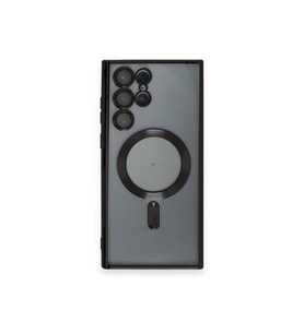 Çınarcık Dev Samsung Galaxy S22 Ultra Kılıf Kross Magneticsafe Kapak - Rose