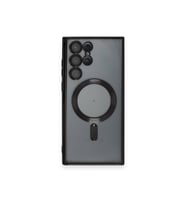 Çınarcık Dev Samsung Galaxy S22 Ultra Kılıf Kross Magneticsafe Kapak - Rose