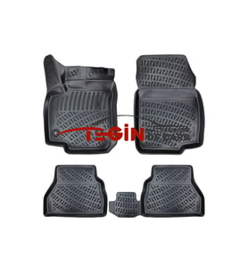 B-max 2012 3D Havuzlu Paspas Siyah (Karışık)