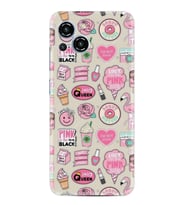 Reeder S23 Max Pro Kılıf Resimli Desenli Baskılı Silikon Donut Flamingo 1415
