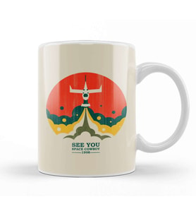 Cowboy Bebop Bounty Hunters Kupa Bardak Porselen