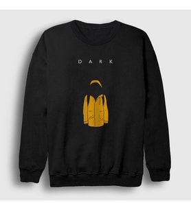 Presmono Unisex Siyah Jonas Dark Sweatshirt 186770tt