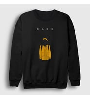 Presmono Unisex Siyah Jonas Dark Sweatshirt 186770tt