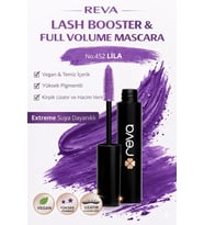Lash Booster & Full Volume Color Maskara Lila-Tam Hacim & Uzatan Renkli Maskara Lila 452